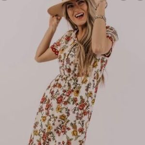 **NWOT** Roolee Loki Floral Dress